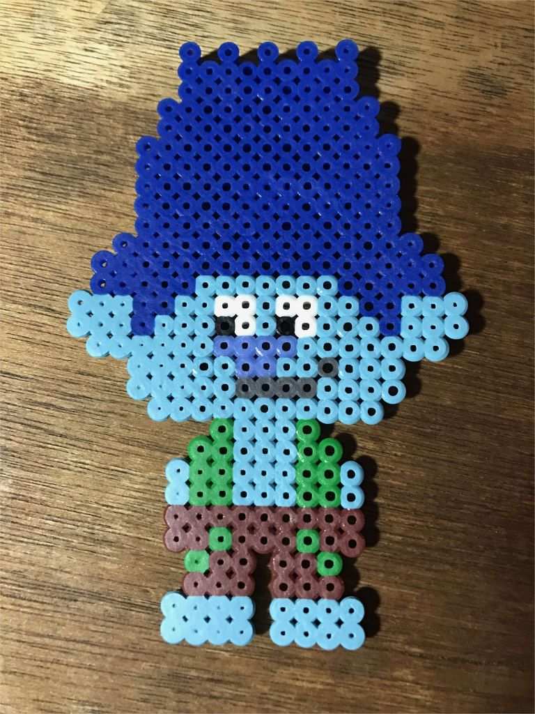 52 Schön Trolls Bügelperlen Vorlagen Modelle 1 Trolls Bügelperlen Vorlagen Schönste Branch Troll Perler Bead Pattern Trolls
