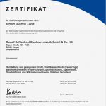Tüv Zertifikat Vorlage Geburtstag Wunderbar Rudolf Rafflenbeul Stahlwarenfabrik Gmbh & Co
