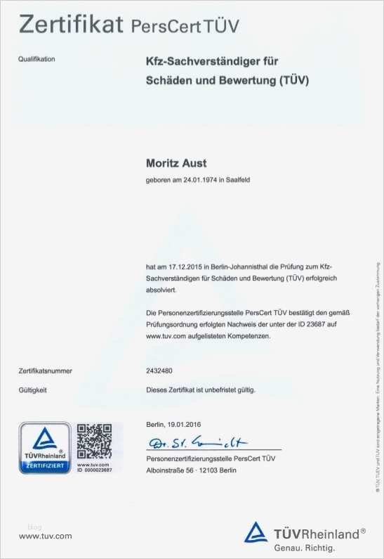 Tüv Zertifikat Vorlage Geburtstag Wunderbar TÜv Zertifikat Moritz Aust