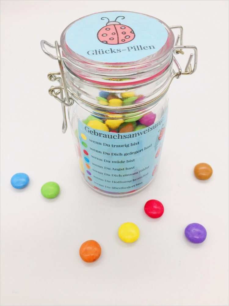 überlebenspillen Smarties Vorlage Schön Diy Geschenke Im Glas Selber Machen