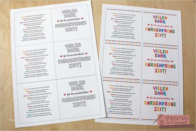 überlebenspillen Smarties Vorlage Wunderbar Abschiedsgeschenk "farbenfrohe Zeit" Kostenlose
