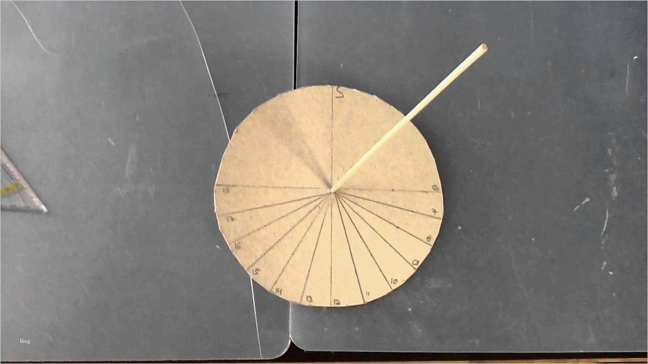 Uhr Selber Basteln Vorlage Großartig sonnenuhr Basteln sonnenuhr Bauen Bastelanleitung