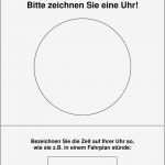 Uhrentest Demenz Vorlage Erstaunlich Mms Mini Mental Status Uhrentest Pdf