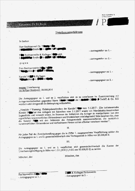 Unterlassungserklärung Vorlage Gut Wunderbar Unterlassungs Vorlage Ideen Vorlagen Ideen