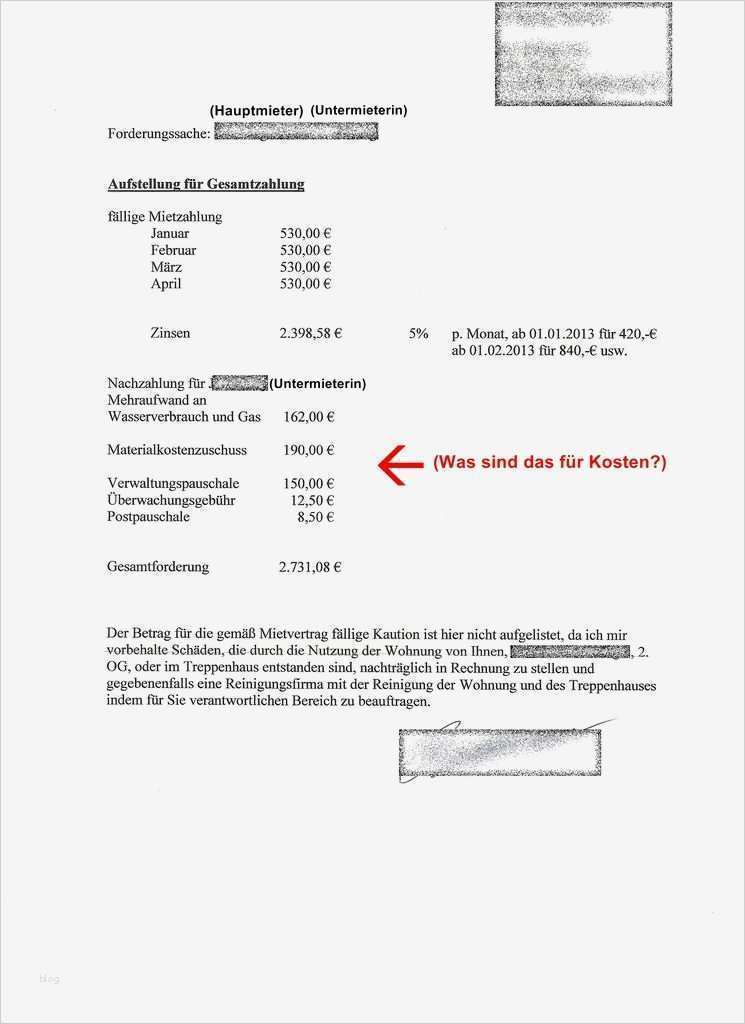 Untermieter Kündigen Vorlage Großartig Anschlussfrage Fristlose Kündigung Nachzahlung Für Den
