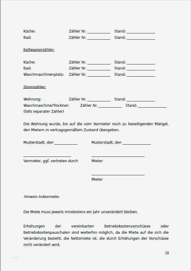 Untermietvertrag Wohnung Vorlage Cool Mietvertrag Wohnung Muster Vorlage Zum Download