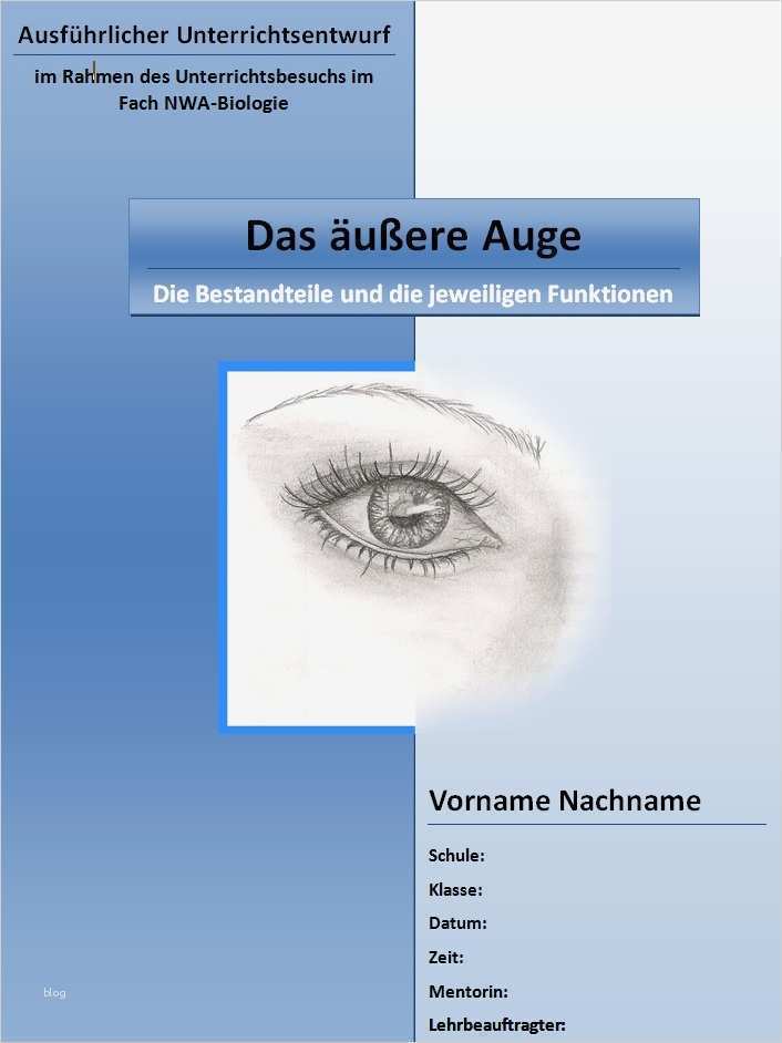 Unterrichtsentwurf Vorlage Hübsch Pin Das Deckblatt In Der Bewerbung Kostenlose Vorlagen On