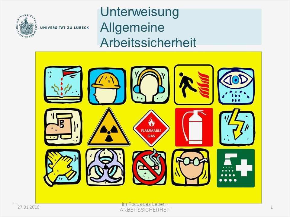 Unterweisung Arbeitssicherheit Vorlage Erstaunlich Unterweisung Allgemeine Arbeitssicherheit Ppt Video