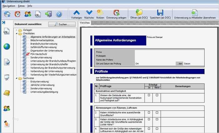 Unterweisung Arbeitssicherheit Vorlage Süß Unterweisung Direkt