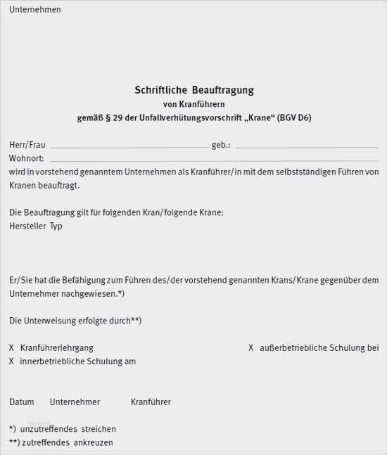 Unterweisung Kranführer Vorlage Erstaunlich 29 Neu Unterweisung Kranführer Vorlage Galerie