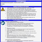 Unterweisung Ladungssicherung Vorlage Hübsch Betriebsanweisung toaster sofort Download