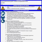 Unterweisung Ladungssicherung Vorlage Neu Großzügig Betriebsanweisungen Vorlage Ideen