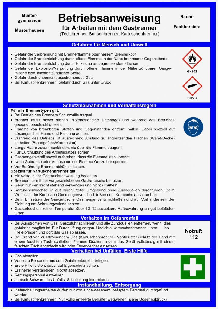 Unterweisung Ladungssicherung Vorlage Süß Fantastisch Betriebsanweisungen Vorlage Zeitgenössisch
