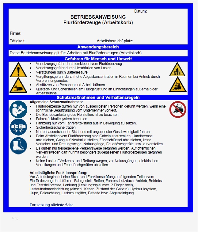 Unterweisung Staplerfahrer Vorlage Beste Magnificent Gabelstapler Zertifizierung Vorlage Image
