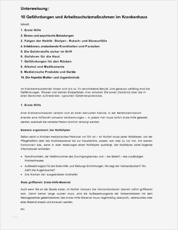 Unterweisung Vorlage Wunderbar Unterweisung Sicher Arbeiten