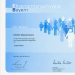 Urkunde Ehrenamt Vorlage Süß Blsv Ehrenamtsnachweis