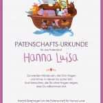 Urkunde Patenschaft Vorlage Bewundernswert Papeterie Serie "arche Noah" Feierfein