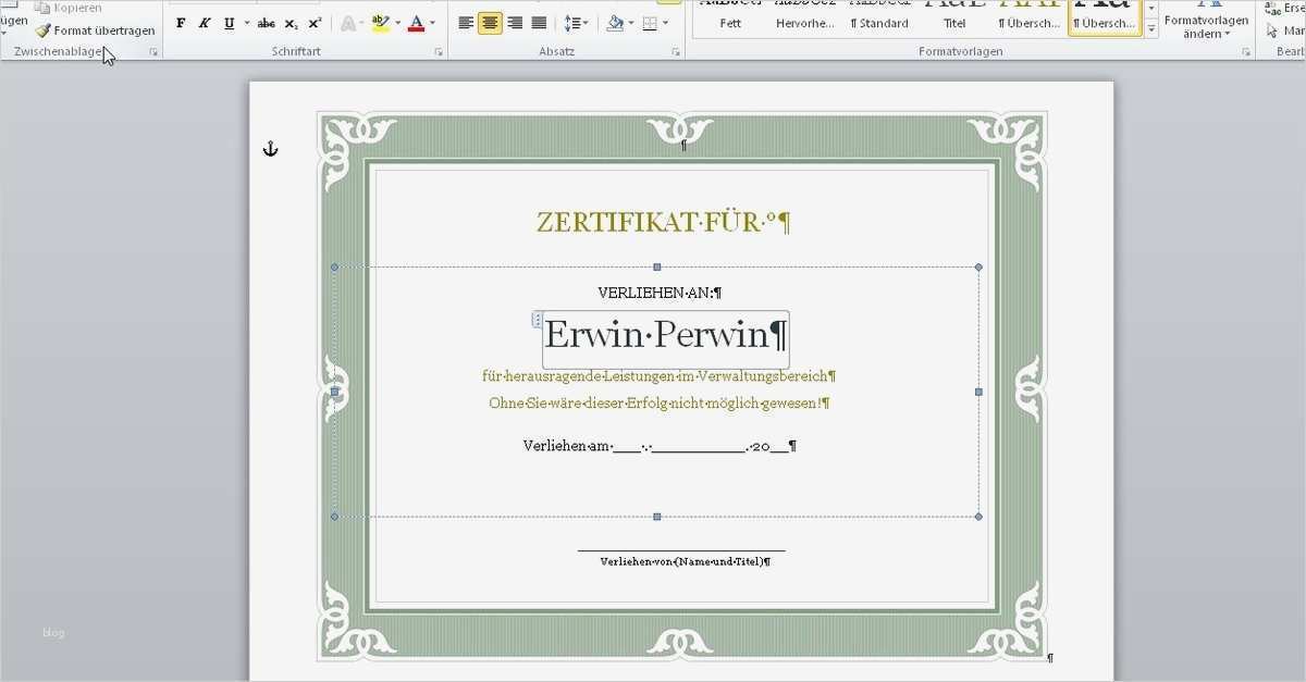 Urkunde Vorlage Download Neu Beste Urkunde Vorlage Galerie Entry Level Resume