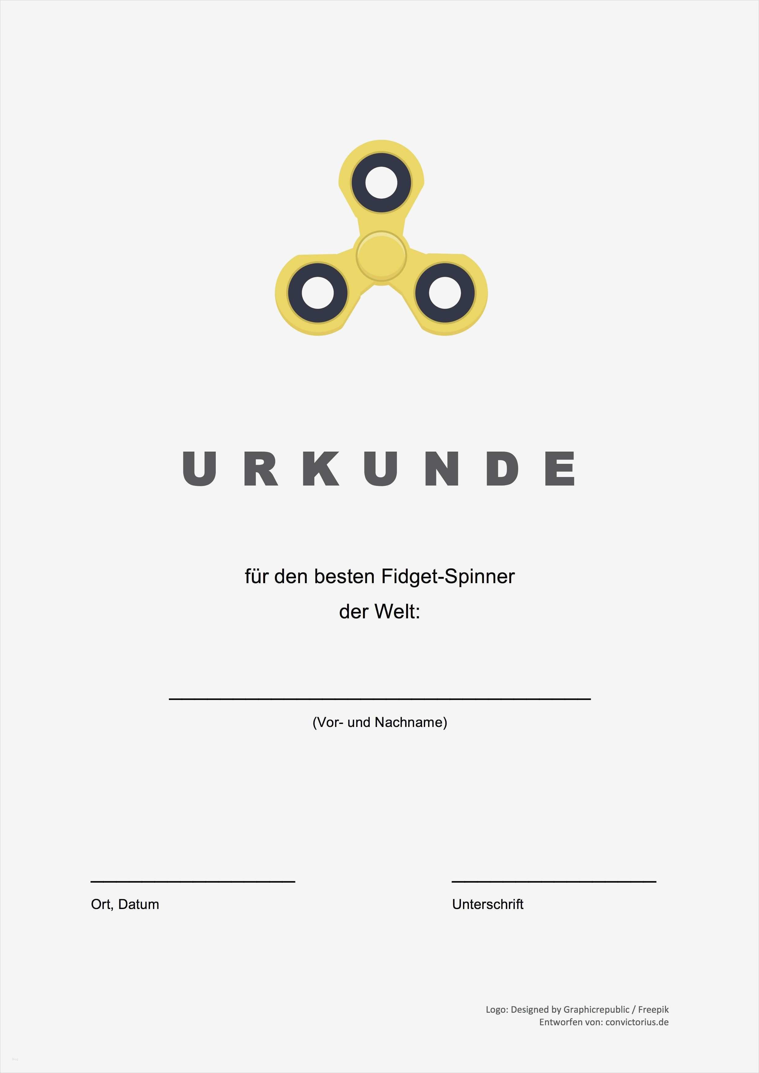 Urkunde Vorlage Genial Gratis Vorlage Fid Spinner Urkunde Word Pdf