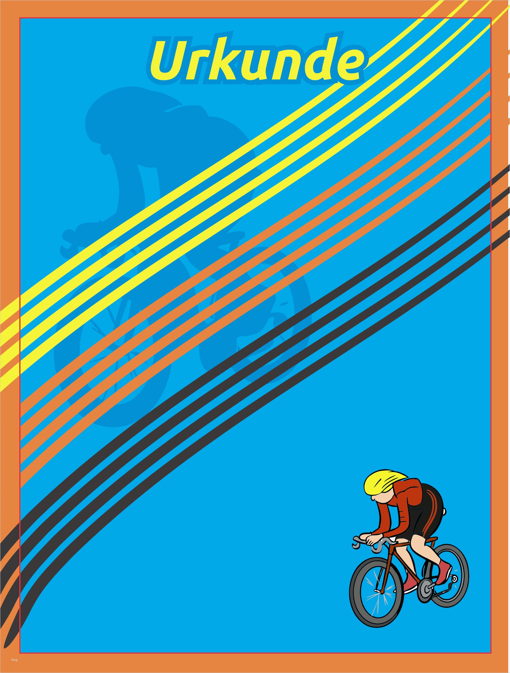 Urkunde Vorlage Inspiration Fahrrad Urkunde Vorlage Zum Ausdrucken