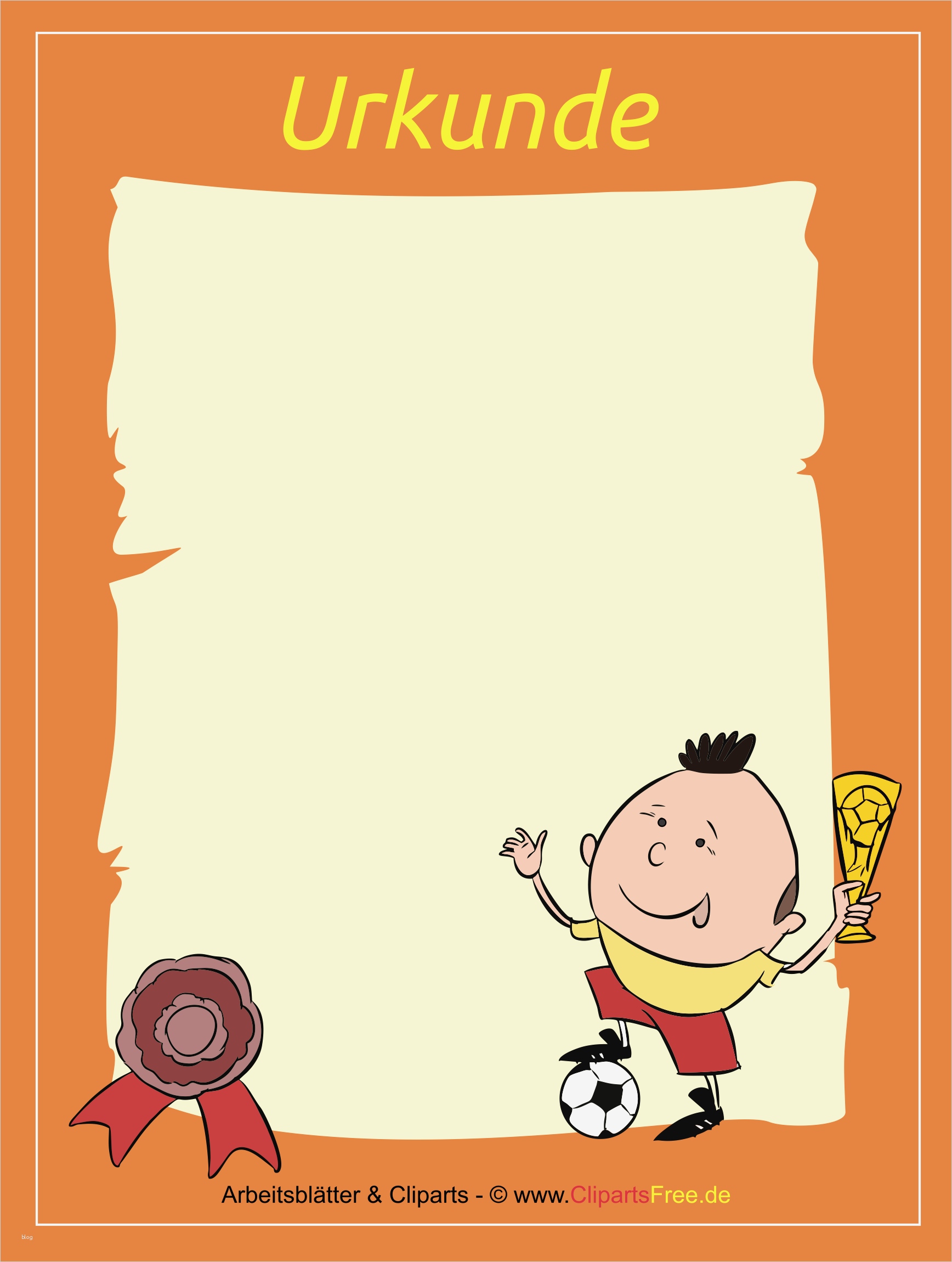 Urkunde Vorlage Kostenlos Schönste Urkunde Fussballturnier Vorlage Zum Drucken Kostenlos