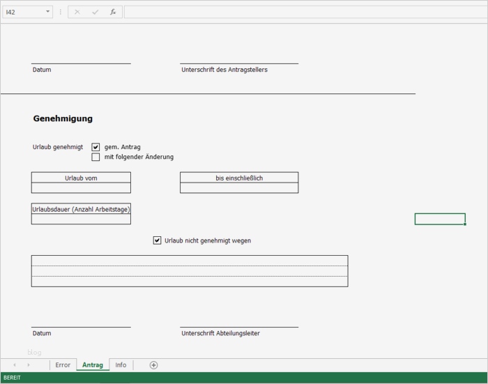 Urlaubsantrag Vorlage 2017 Inspiration Urlaubsantrag Download