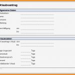 Urlaubsantrag Vorlage Pdf Elegant 6 Urlaubsscheine Vorlage