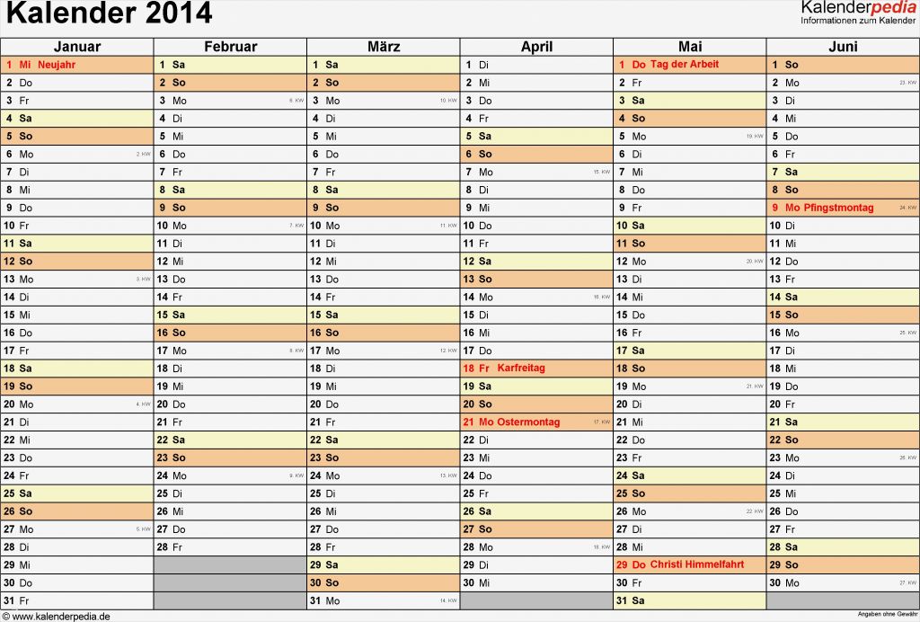 Urlaubsliste Vorlage Fabelhaft Kalender 2014 Zum Ausdrucken Als Pdf 16 Vorlagen