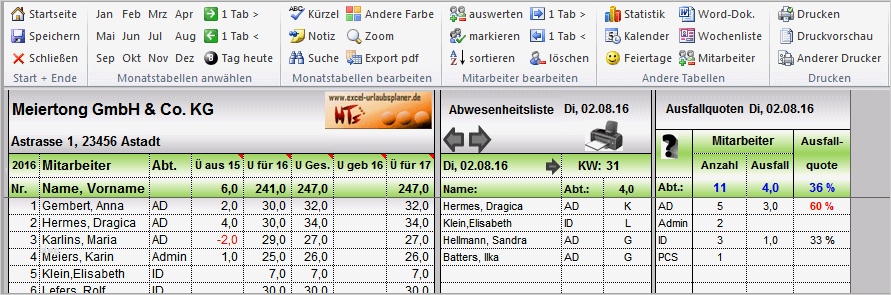 Urlaubsplaner Excel Vorlage Luxus Urlaubsplaner 2018 Excel Kostenlose Freeware Zum