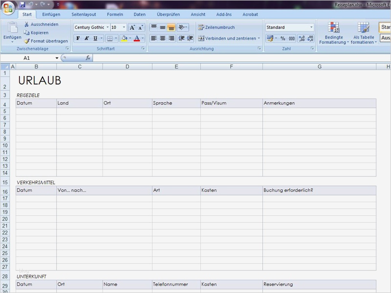 Urlaubsplaner Freeware Excel Vorlagen Genial Urlaubsplaner Excel 2017 Freeware Vorlage Kostenlos Zum