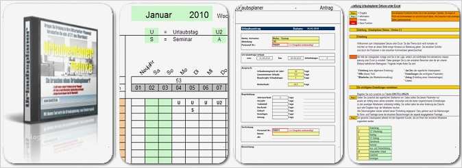 Urlaubsplanung Mitarbeiter Vorlage Elegant Der Genial Einfache Urlaubsplaner 2013 Deluxe Unter Excel