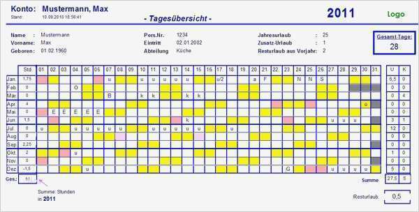 Urlaubsplanung Mitarbeiter Vorlage Gut Sl Urlaubsplaner Screenshots Freeware Base