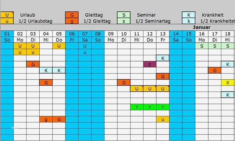 Urlaubsplanung Vorlage Bewundernswert Excel Urlaubsplaner Zur Abwesenheitsverwaltung