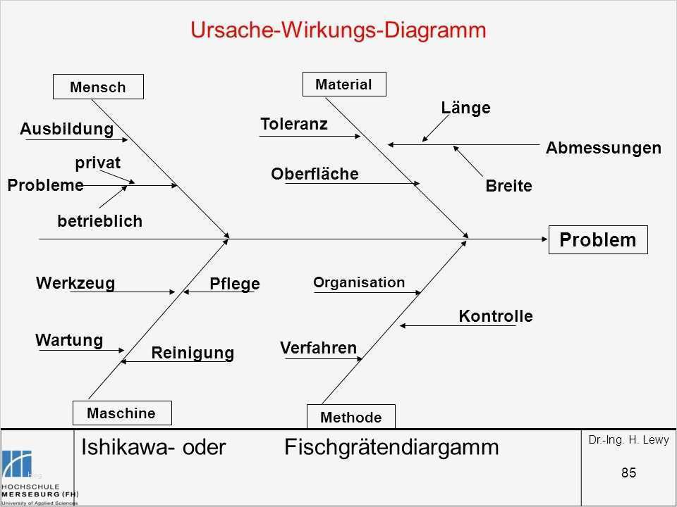 Ursache Wirkungs Diagramm Vorlage Bewundernswert Groß Vorlage Für Fischgrätendiagramm Galerie