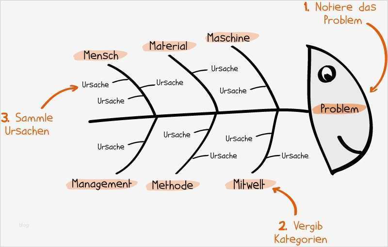 Ursache Wirkungs Diagramm Vorlage Schönste Problemlösung Im Projekt so Funktioniert ishikawa