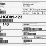 Vda Label Excel Vorlage Angenehm Printing Vda Label by My Vda Label