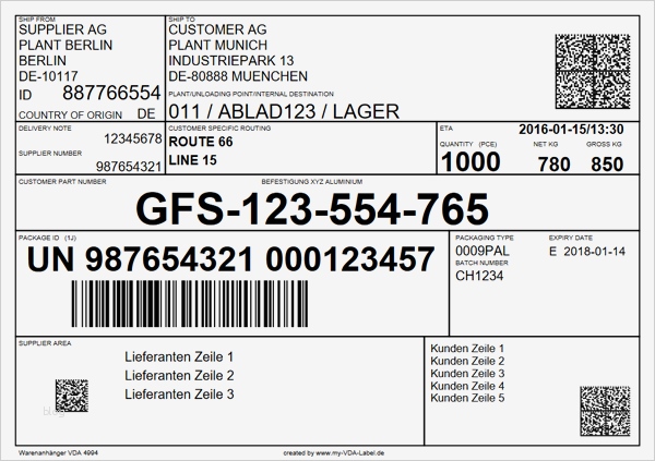 Vda Label Excel Vorlage Schönste Print Vda Label 4902 by My Vda Label