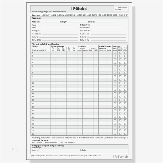 Vde 0701 Prüfprotokoll Vorlage Inspiration Prüfprotokoll Für Wiederholungsprüfung Elektrischer Geräte