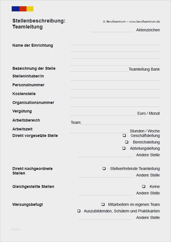 Verfahrensanweisung Vorlage Word Bewundernswert Groß Vorlagen Für Stellenbeschreibungen Galerie