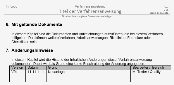 Verfahrensanweisung Vorlage Word Cool Vorschau Verfahrensanweisung Vorlage Die Lösung Im B2b