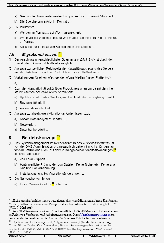 Verfahrensdokumentation Vorlage Luxus Checkliste Entwicklung Verfahrensdokumentation Gobs