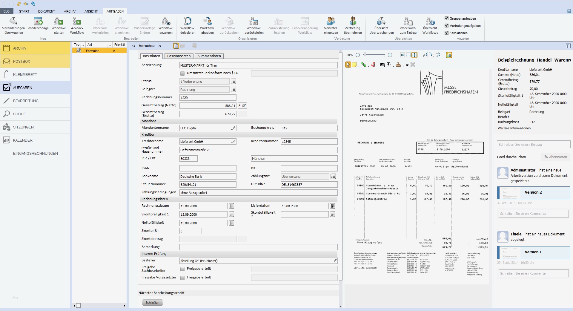 Verfahrensdokumentation Vorlage Neu Elo Digital Fice