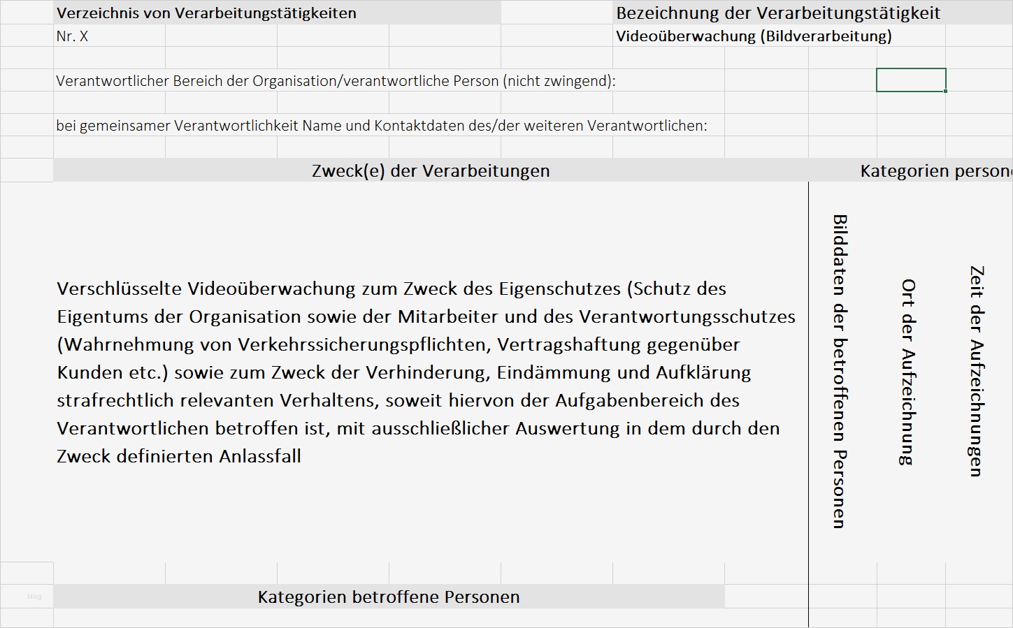 Verfahrensverzeichnis Vorlage Fabelhaft Verzeichnisse Von Verarbeitungstätigkeiten Dataprotect