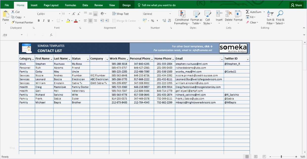 Verfahrensverzeichnis Vorlage Wunderbar 12 Excel Address List Template Exceltemplates