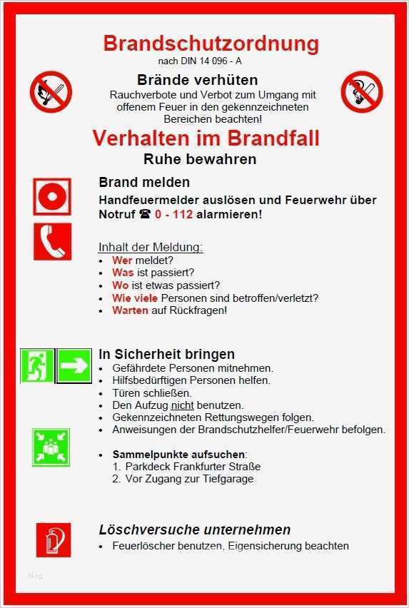 Verhalten Im Brandfall Vorlage Inspiration Rmb Brandschutzplanung Brandschutzordnung A B C Din