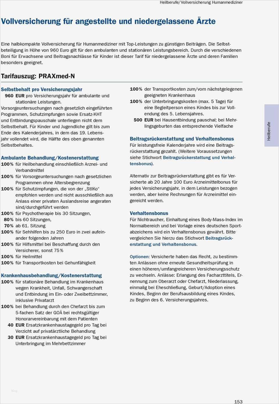 Verkaufsgespräch Vorlage Gut Krankenversicherungsprogramm Für Akademische Heilberufe Pdf