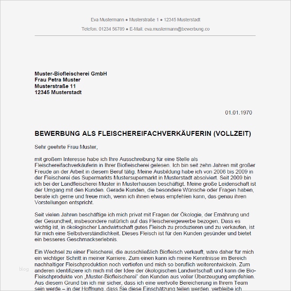 Verkaufsgespräch Vorlage Luxus Bewerbung Als Fleischereifachverkäufer
