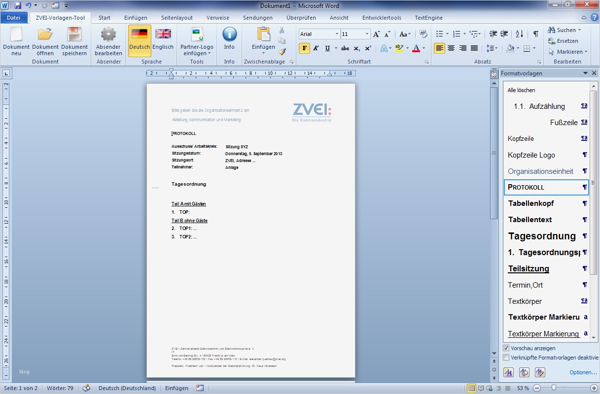 Verlaufsprotokoll Vorlage Einzigartig Eworks Referenz