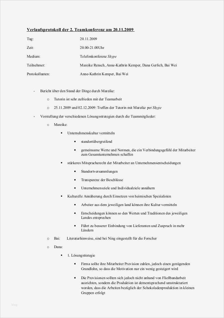 Verlaufsprotokoll Vorlage Schönste Gemütlich Korrespondenzprotokoll Vorlage Ideen Entry