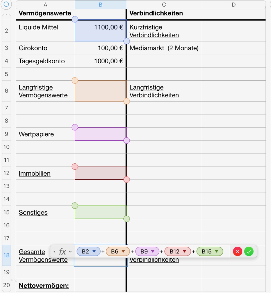 Vermögensaufstellung Vorlage Angenehm Wie Du Deine Vermögensaufstellung Erstellst
